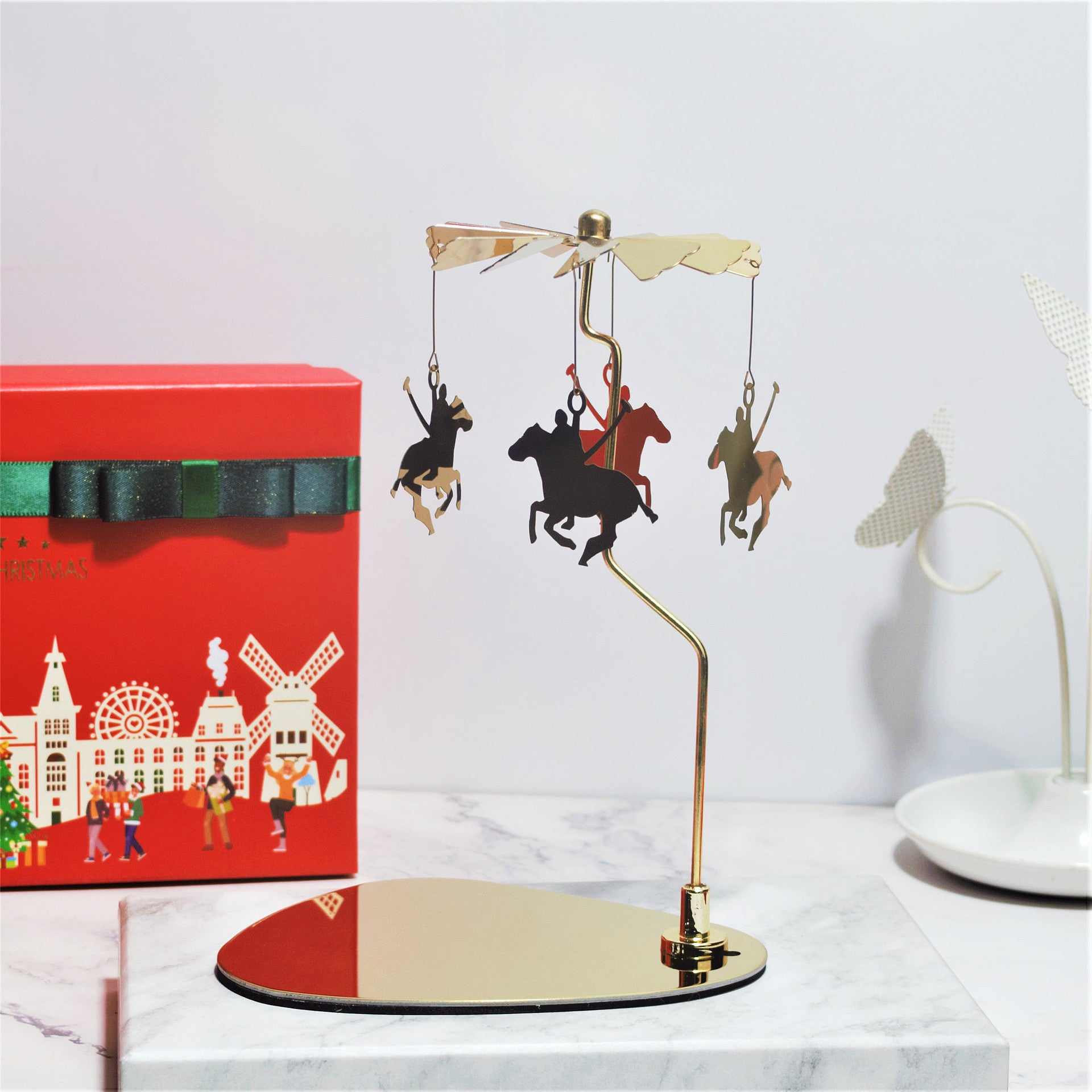 Miniature Festive Carousel