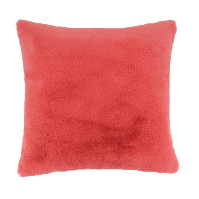 Short Hair Throw Pillow Cover