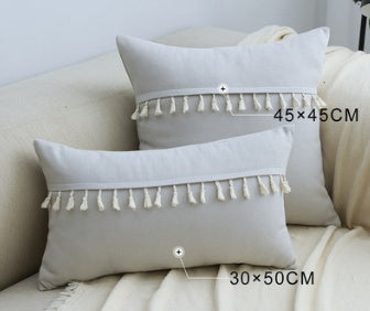 Wide Tassel Lace Pillows