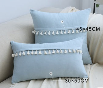 Wide Tassel Lace Pillows