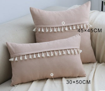 Wide Tassel Lace Pillows