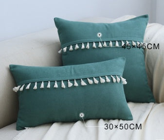 Wide Tassel Lace Pillows
