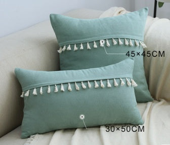 Wide Tassel Lace Pillows