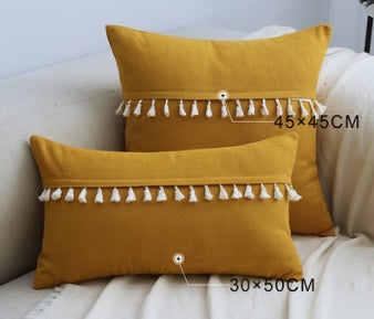 Wide Tassel Lace Pillows