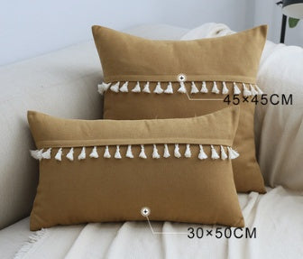 Wide Tassel Lace Pillows