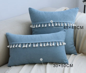 Wide Tassel Lace Pillows