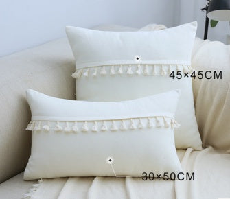 Wide Tassel Lace Pillows