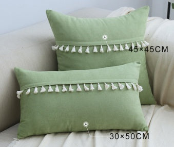 Wide Tassel Lace Pillows