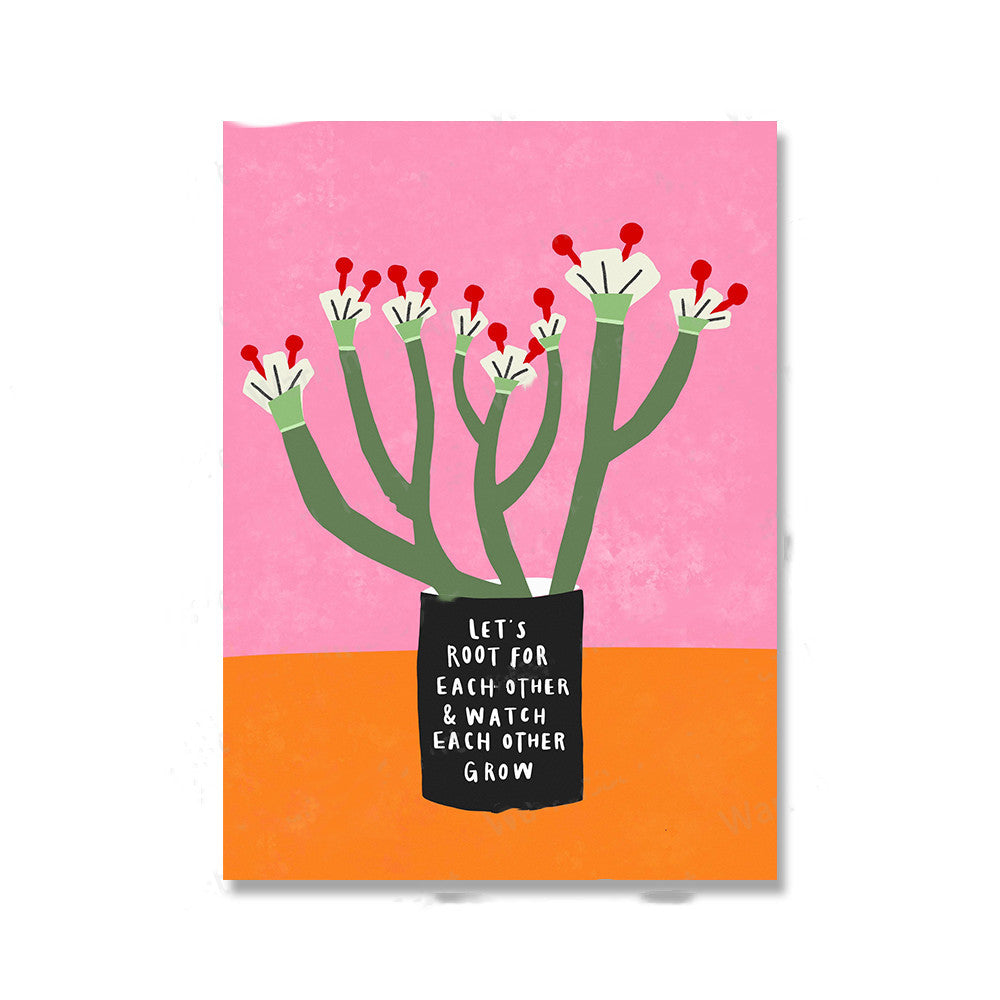 Botanical Flower Wall Art