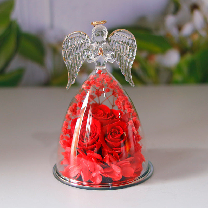 Glass Angle Flower Holder