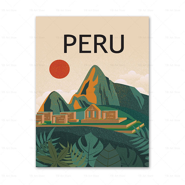 Travel City Posters