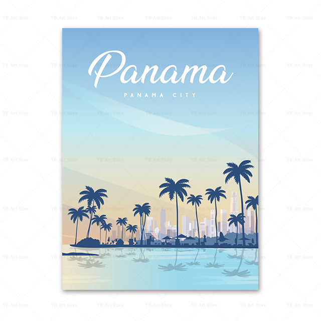 Travel City Posters