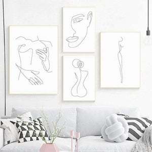 Chic Feminine Wall Art
