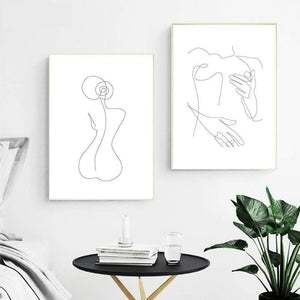 Chic Feminine Wall Art