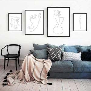 Chic Feminine Wall Art