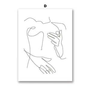 Chic Feminine Wall Art