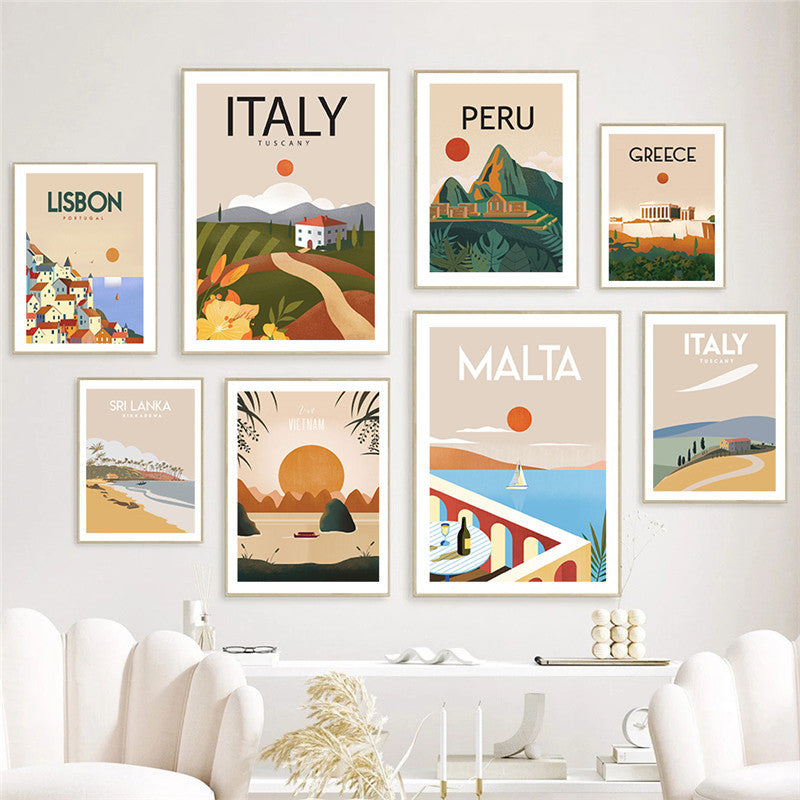 Travel City Posters