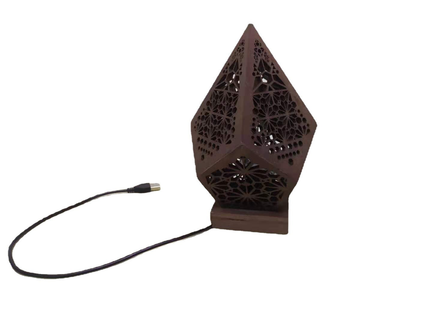Colourful Hollow Wooden Night Light