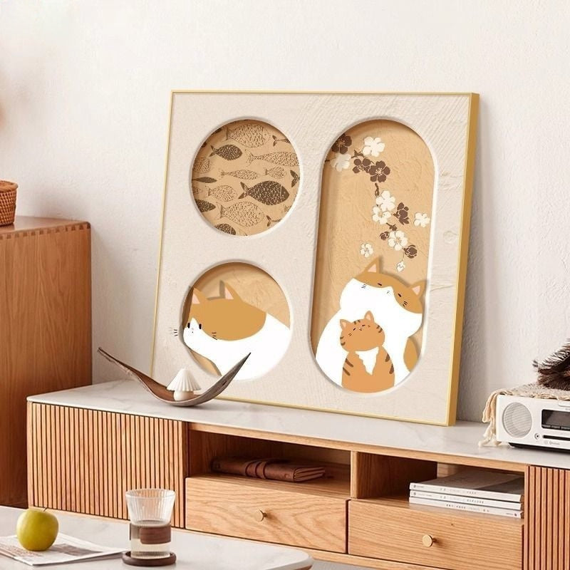 Cat Wall Pieces