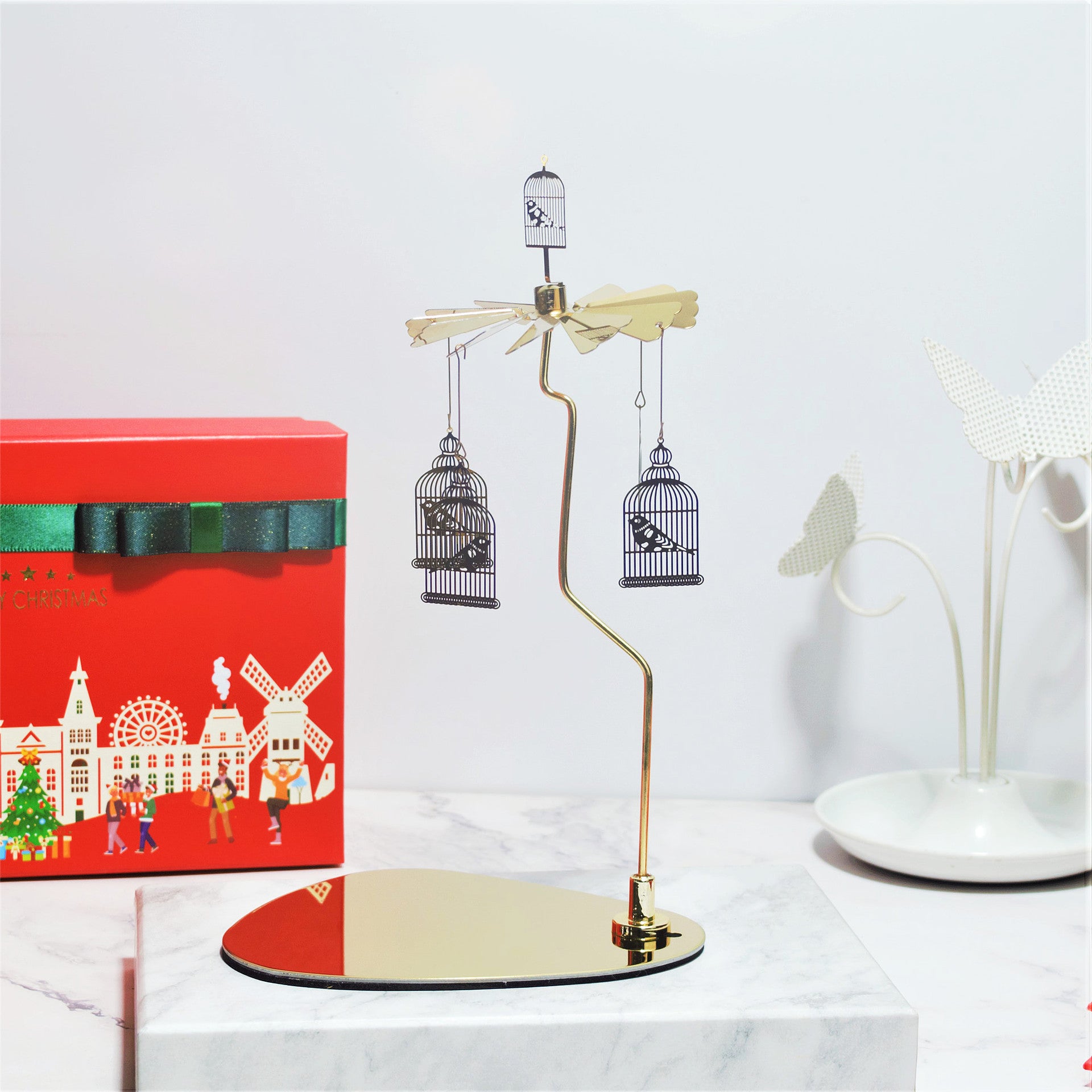 Miniature Festive Carousel