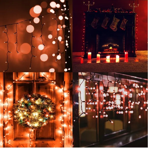 66ft Orange LED Halloween lights