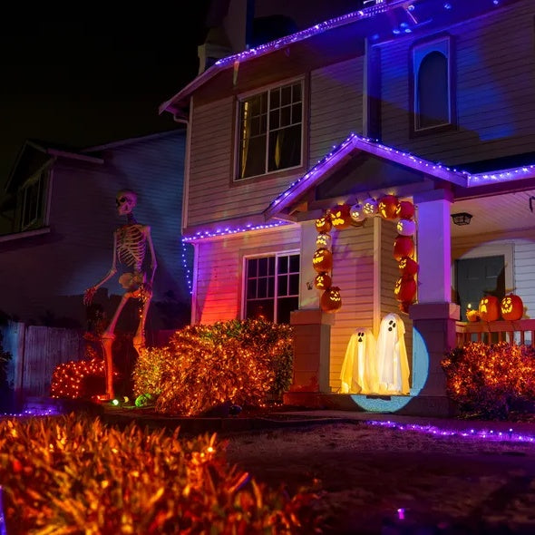 66ft Orange LED Halloween lights