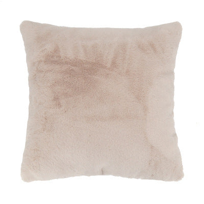 Short Hair Throw Pillow Cover