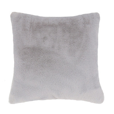 Short Hair Throw Pillow Cover