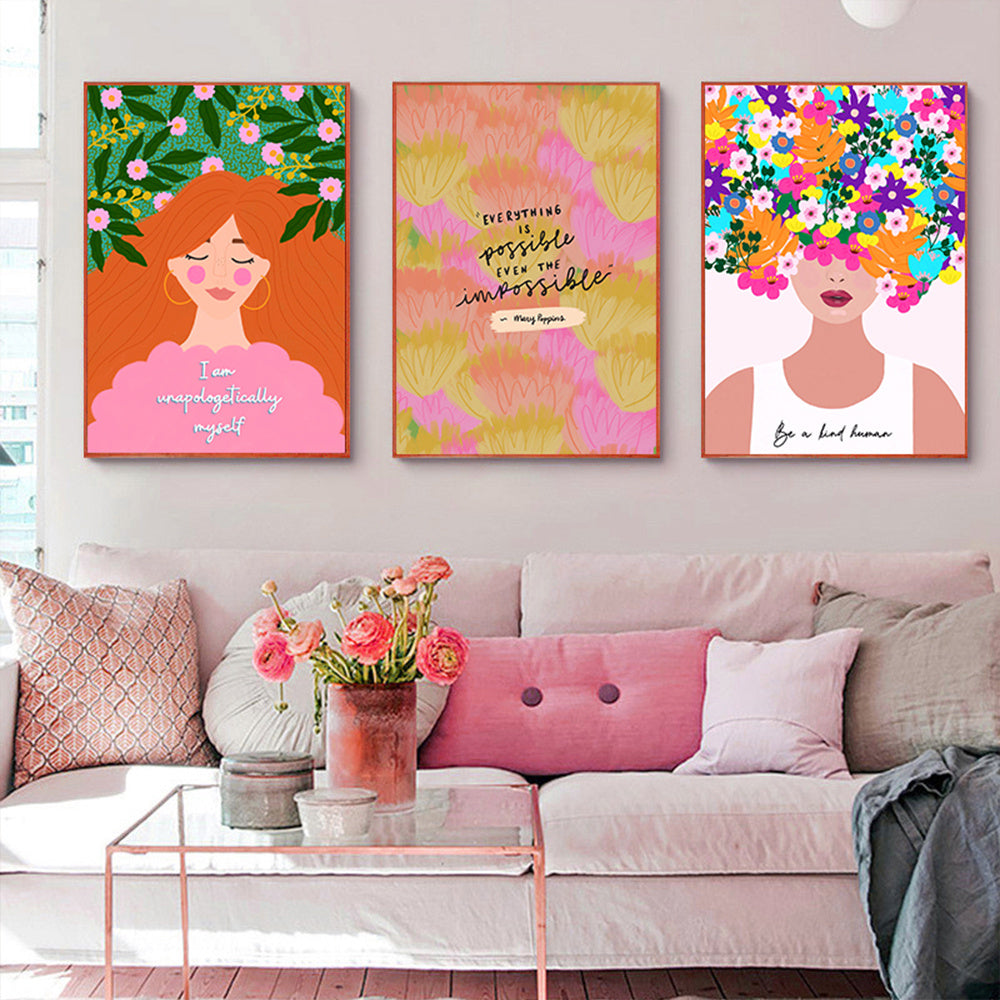 Botanical Flower Wall Art
