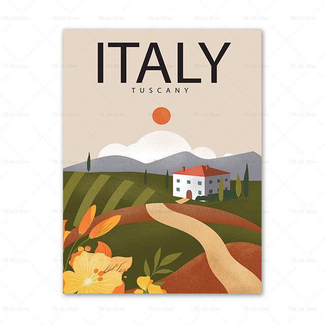 Travel City Posters