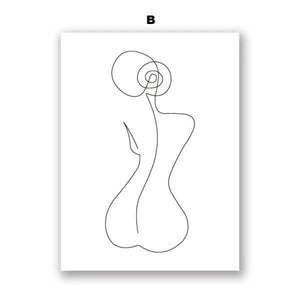 Chic Feminine Wall Art