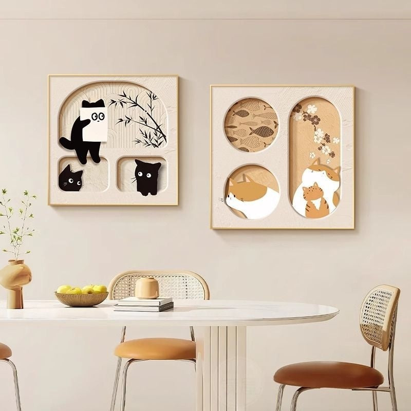Cat Wall Pieces